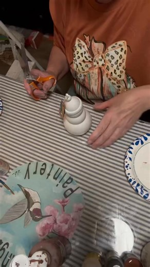 7.8K views · 78 reactions | Snowman make over from Walmart | Hummingbird paintery | Facebook