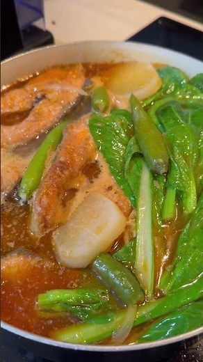 Salmon Sinigang sa Miso | The Ultimate Sour & Savory Filipino Soup