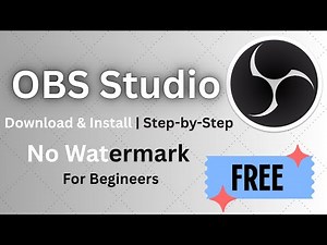 How to Download & Install OBS Studio (2026) | Free Screen Recorder (No Watermark)