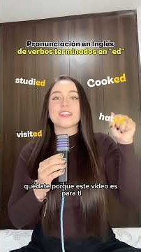 Te explico fácil y rápido la pronunciación de verbos regulares en inglés 😱🔥
