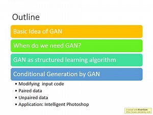 【 李宏毅深度学习 】Introduction of Generative Adversarial Network (GAN)（中文）