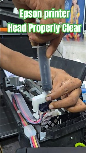 How to Properly Clear and Unclog Epson L3310 and L3350 Printer Heads #Headproperlyclean