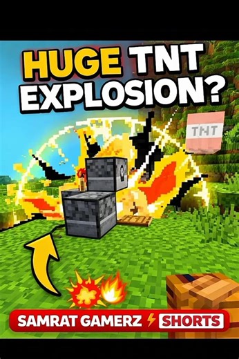 @Can This Small Minecraft Machine Create a BIG TNT Explosion? 💥🔥 | Minecraft Build