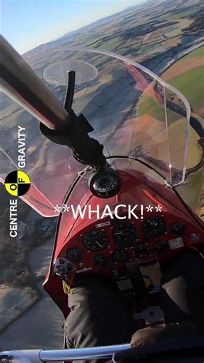 Terrifying flight in a microlight! #aviation #terrifying