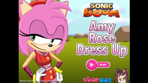 Sonic Boom Amy Rose Dress Up