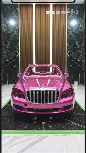 Transparent Pink Crystal Rolls-Inspired Sculpture Car – Ultimate Luxury Art Concept #silentasmr