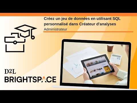 Créez un jeu de données en utilisant SQL personnalisé dans Créateur d'analyses | Administrateur