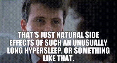 That's just natural side effects of such an unusually long hypersleep, or something like that.