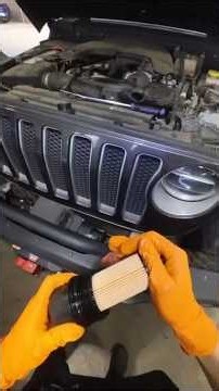 Oil change on Jeep Wrangler Pt2. #automotive #mechanic #carrepair #pov #asmr #jeep #wrangler #fyp