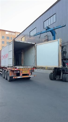 Float glass loading