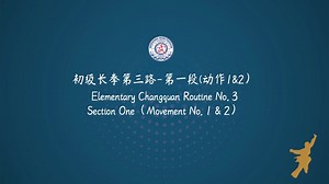 1.6K views · 101 reactions | #iwuf #taolu #wushu We hope you enjoy the AI voice wushu video Elementary Changquan Routine No.3 - Section one (Movement 1 & 2)-English. | International Wushu Federation - IWUF | Facebook