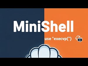 MiniShell use "execvp()" | Beginner Project