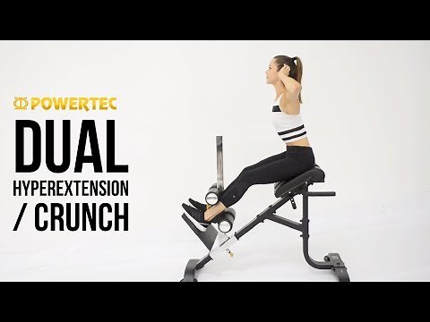 Dual Hyperextension / Crunch Demo | Powertec