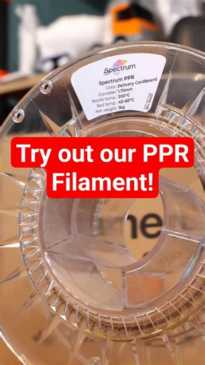 PPR 3D Printing Filament from Spectrum Filaments!