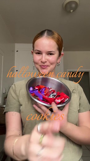 Delicious Halloween Candy Cookies Recipe