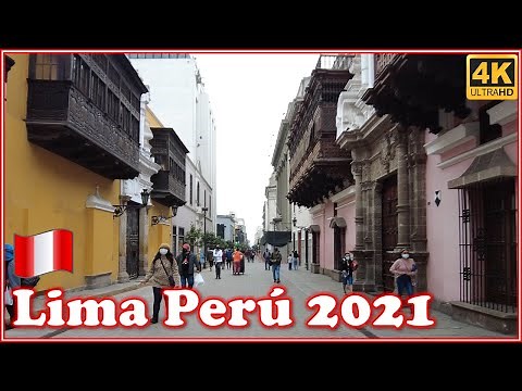 LIMA PERU 2021 🇵🇪 | Jiron Ucayali - Ica | Downtown Lima | Walking Tour 4K UHD | July 2021