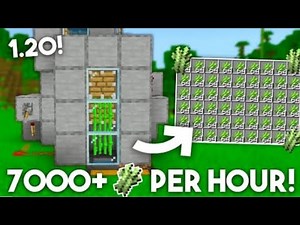 Zero - Tick Sugarcane Farm Minecraft Bedrock 1.21 Tutorial.