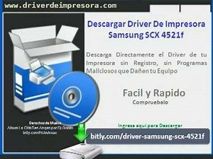 Descargar Driver de Impresora Samsung SCX 4521f