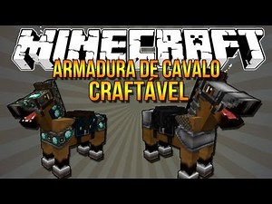 MINECRAFT MOD - ARMADURA CRAFTÁVEL PARA CAVALO 1.8/1.7/1.6