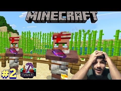 How to get fortune 3 pickaxe easiest way in #minecraft #2 