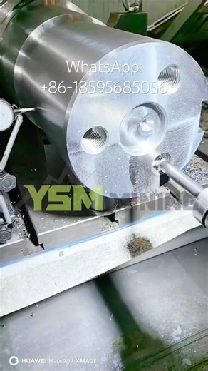 Jaw crusher main shaft drilling #stonecrusher #jawcrusher #rockcrusher #mining #jawcrushers #machine