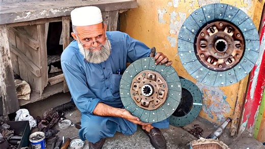 How to Repair Old Truck Clutch Plate | Repairing Old Truck Clutch Plate | Inventor TV