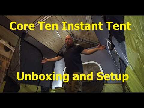 Core 10 Instant Tent Unboxing and Setup Ep 329