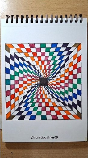 🔥 How to Draw a Mind-Blowing 3D Tunnel Illusion on Paper