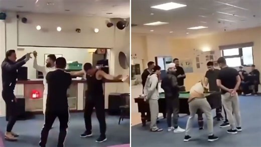 Migrant crisis: Dance party filled with drinks and blaring music in taxpayer-funded RAF accommodation