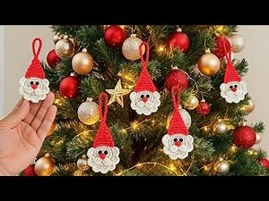 🎅 Easy Crochet Santa Tutorial - Quick Christmas Project (Part 2/10) 🎅