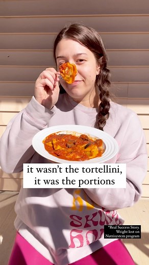 you live and you learn 🫠 one thing @jennasweightjournal learned on @nutrisystem: her portion sizes were too large and it didn’t need to be if she paid a little bit more attention to the other nutrition in her life. “Portion size education on my favorite foods has been vital in the reason I’ve maintained my weight loss! Sustainable habits I’ve learned through this system and will never forget: I can eat whatever I want in moderation Knowledge of my foods caloric number is 🔑 I will never meal pr