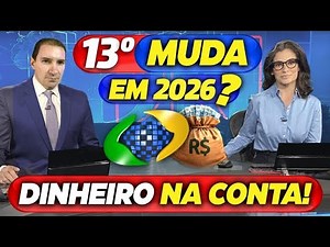 🚨13º SALÁRIO do INSS MUDA em 2026 - NÃO CAIA em ARMADILHA !!!