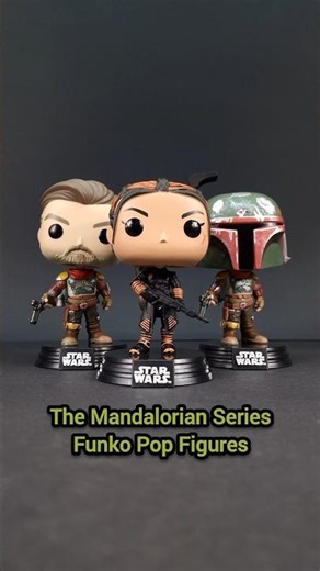 Funko Pop Star Wars figures from Star Wars The Mandalorian Series #starwars #themandalorian
