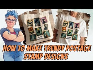 How To Make Those Trendy Postage Stamp Designs