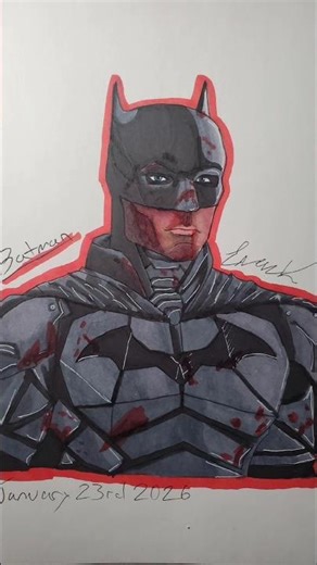 The Batman (2022) Drawing 🦇 #drawing #art #dc #batman #shorts #viral #fyp #new #sketch #cool #epic