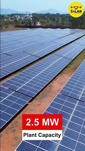 2.5 MW Solar Power Plant | Ground Mount Solar Structure