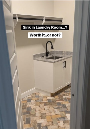 Do you use your Laundry Room Sink? 🙋‍♂️ If you’re ready to start picking out what you want in your home build or renovation. I have a Home Building Checklist at BuilderBrigade.com Do you use your laundry room sink enough to justify putting one in a brand new home build...? All the water and drains are nearby so it’s an easy yes for me in terms of selling potential but I also use my laundry room sink pretty often.