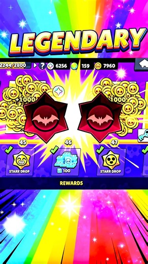 MY LUCK TODAY 😮 FREE SKINS!#randombs #supercell