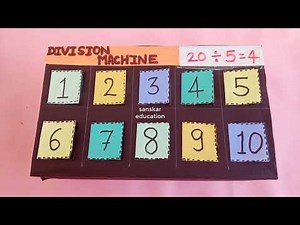 Division Machine |Math working model division machine |Math project |