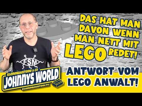 DAS hat man davon, wenn man nett mit LEGO redet!