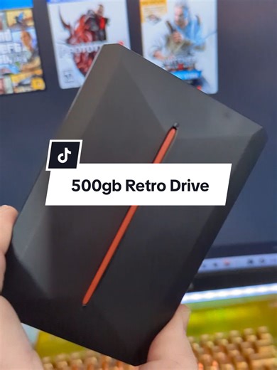 Retro Game Hard Drive. Windows Plug & Play #retrogaming #retrogames #tiktokmademebuylt