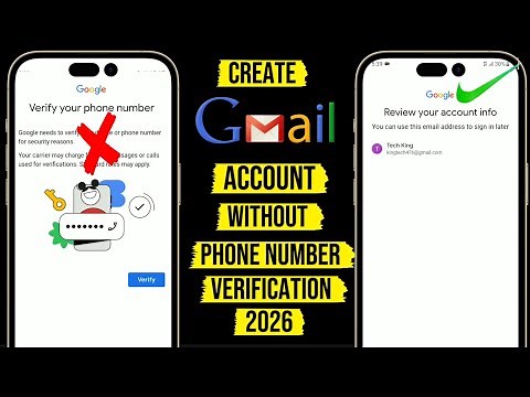 Create Gmail Account Without Phone Number Verification? 2026 || Fix Gmail Verify Your Phone Number ✅
