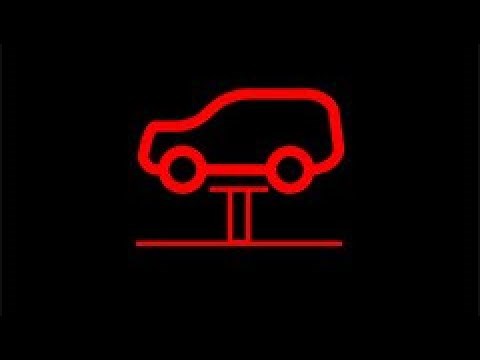 BMW WARNING LIGHT: Car on Lift!
