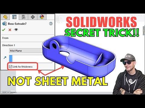 Linked Values, Global Variables, and a TOP SECRET HACK!! - SOLIDWORKS POWER MOVES!!