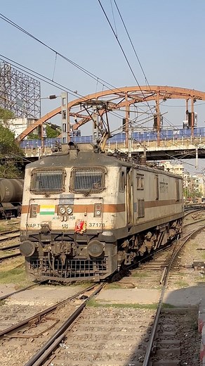Just a WAP-7 Taking a Walk | Railway Rhythms