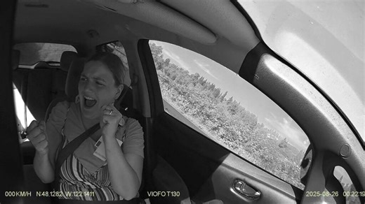 Shocking dashcam shows woman texting at wheel seconds before crash