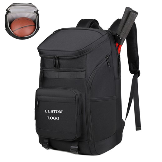 Unisex Large Capacity Multifunctional Sports Backpack Dry Wet Compartment Soft Shoes Oxford Zipper Casual Tennis Vintage