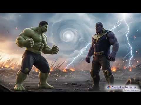 Hulk fight with thanos /hulk wins #trending #video #viral #Shorts #Marvel #Thanos #Hulk #Avengers