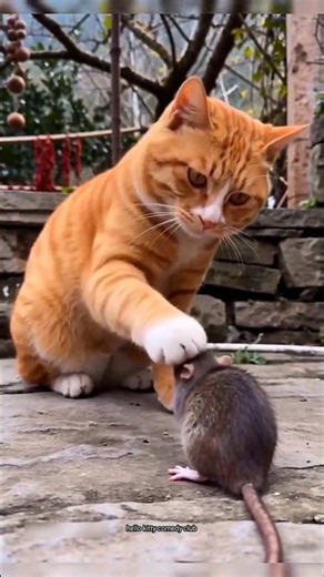 Why did you leave him cat? 🤣 #funny #cat #shorts