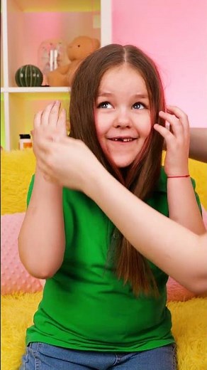 Princess Hairstyle! 👑😮 Easy Hair Tutorial for Kids ✨ #shorts